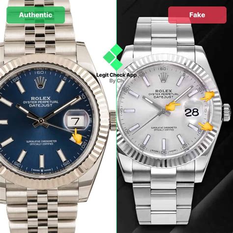 rolex fake vs real datejust|how to tell genuine Rolex.